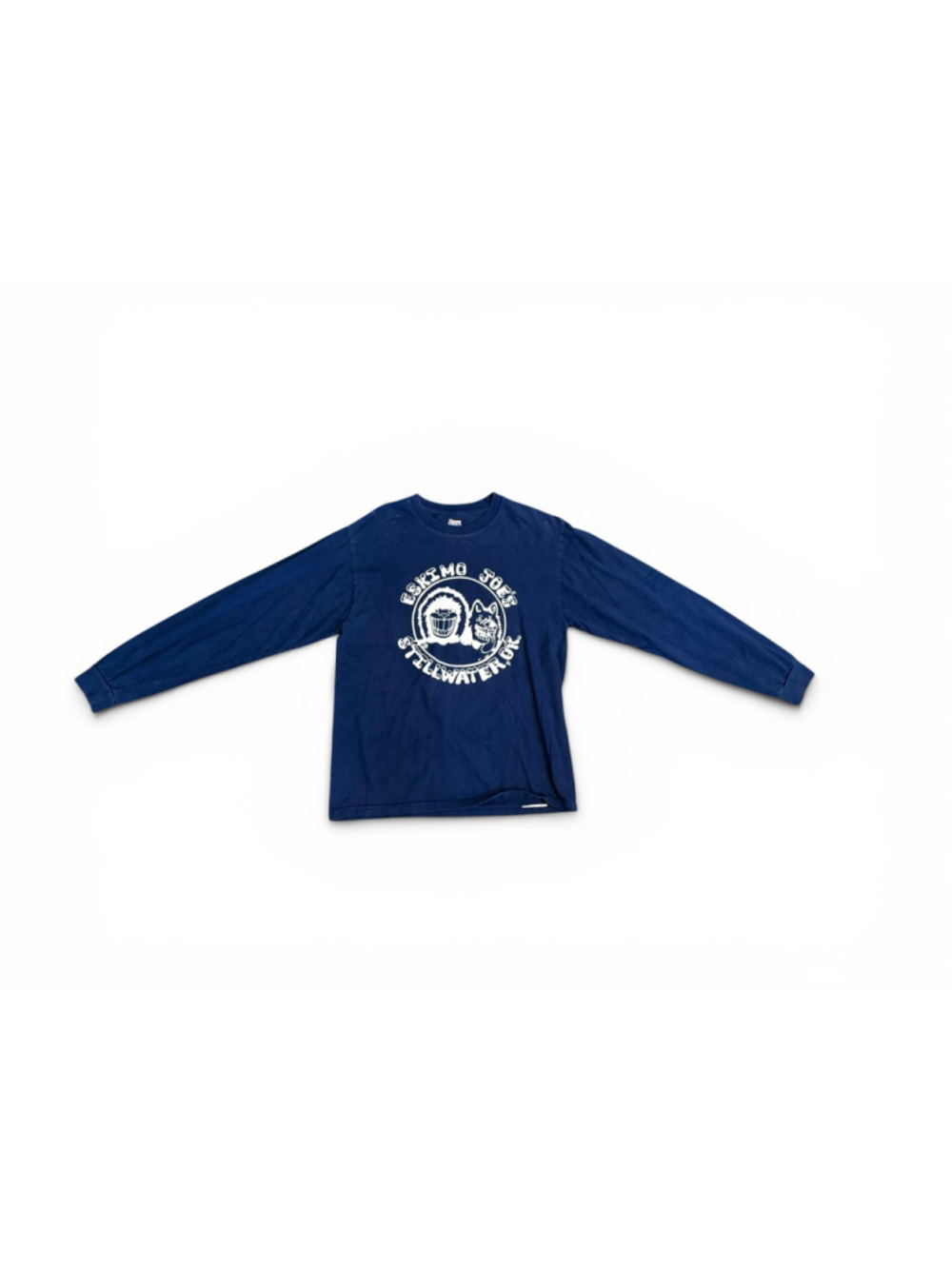 Eskimo Joe’s Stillwater OK Jumpin’ Little Juke Joint Long Sleeve Tee Blue M - Picture 6 of 8